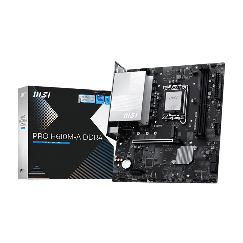 Motherboard Msi Pro H610m-a Ddr4, Chipset Intel H610, Lga1700, Matx