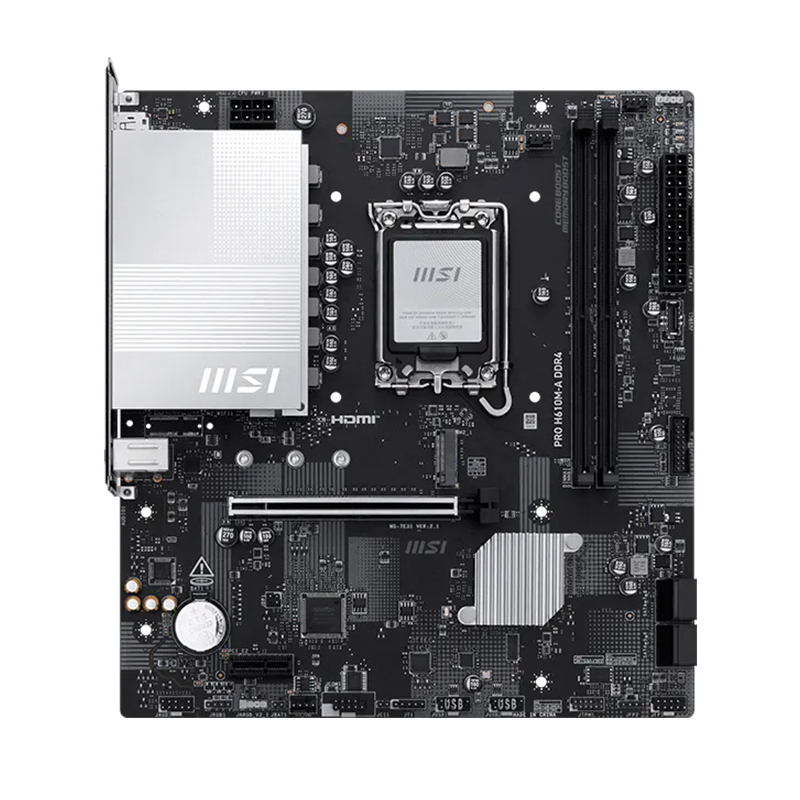 Motherboard Msi Pro H610m-a Ddr4, Chipset Intel H610, Lga1700, Matx — vista 2