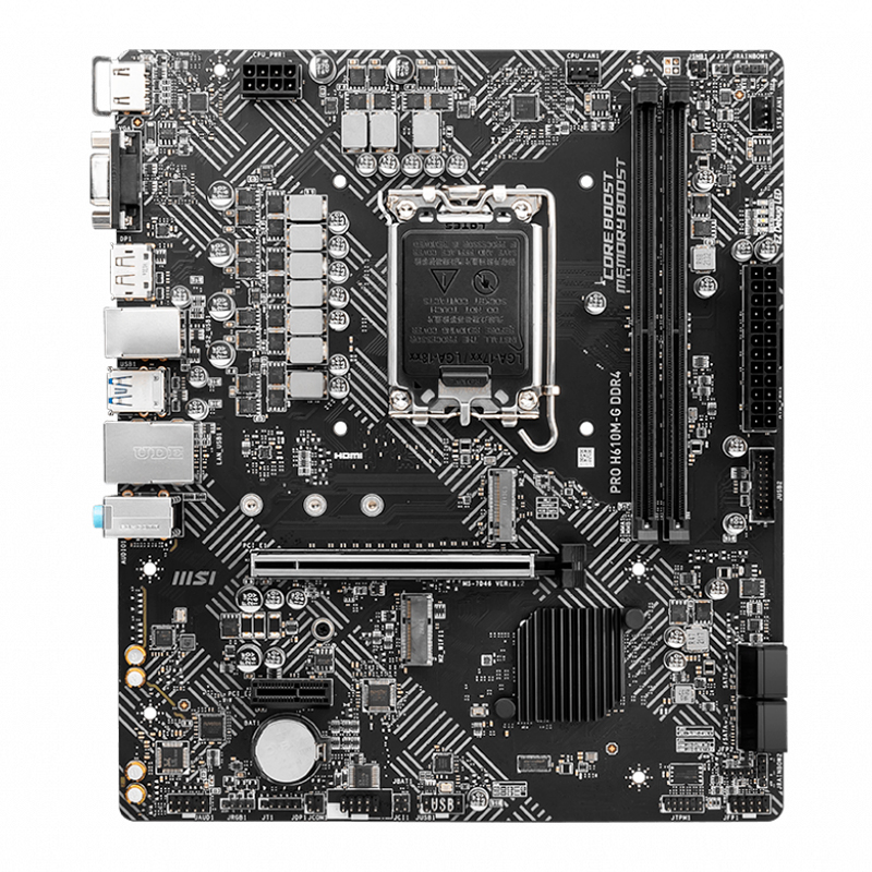 Motherboard Msi Pro H610m-g Ddr4, Chipset Intel H610, Lga1700, Matx