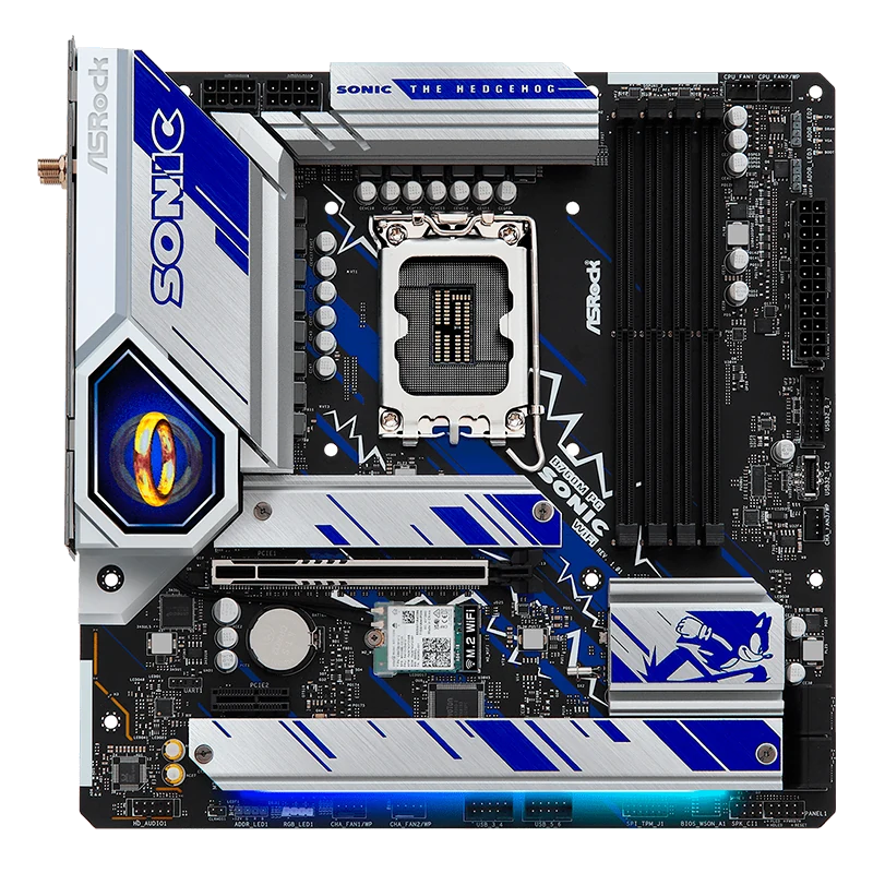 Motherboard Asrock B760m Pg Sonic Wifi, Chipset Intel B760, Lga1700, Matx