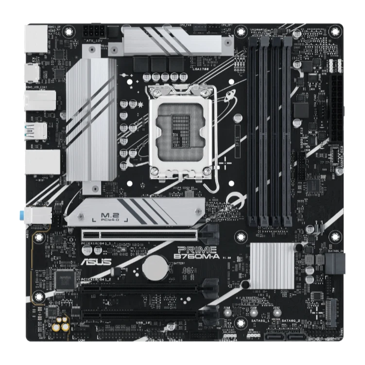 Motherboard Asus Prime B760m-a Chipset Intel B760, Lga1700, Micro Atx