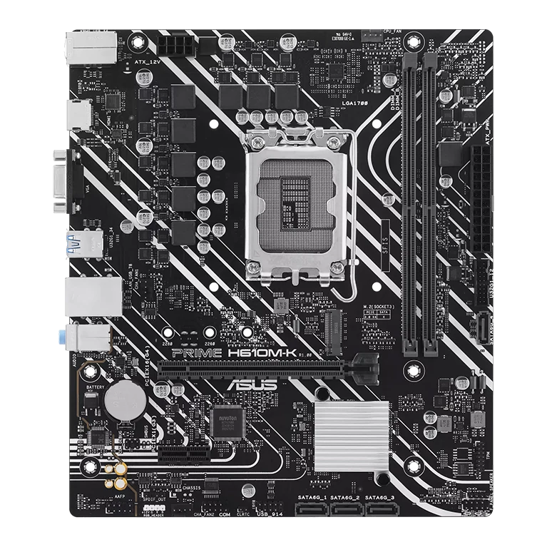 Motherboard Asus Prime H610m-k, Chipset Intel H610, Lga1700, Micro Atx