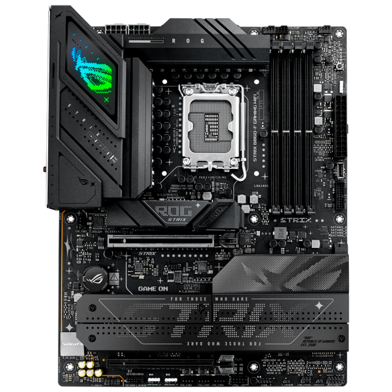 Motherboard Asus Rog Strix B860-f Gaming Wifi, Chipset Intel B860, Lga 1851, Hdmi, Dp, Atx