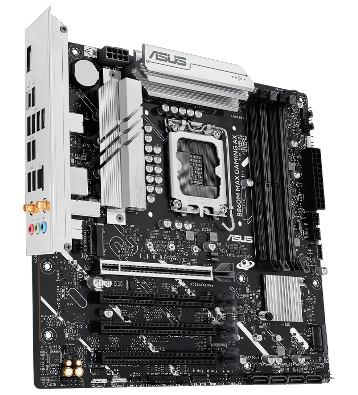Motherboard ASUS B860M MAX GAMING AX, Chipset Intel B860, LGA 1851, DP, mATX