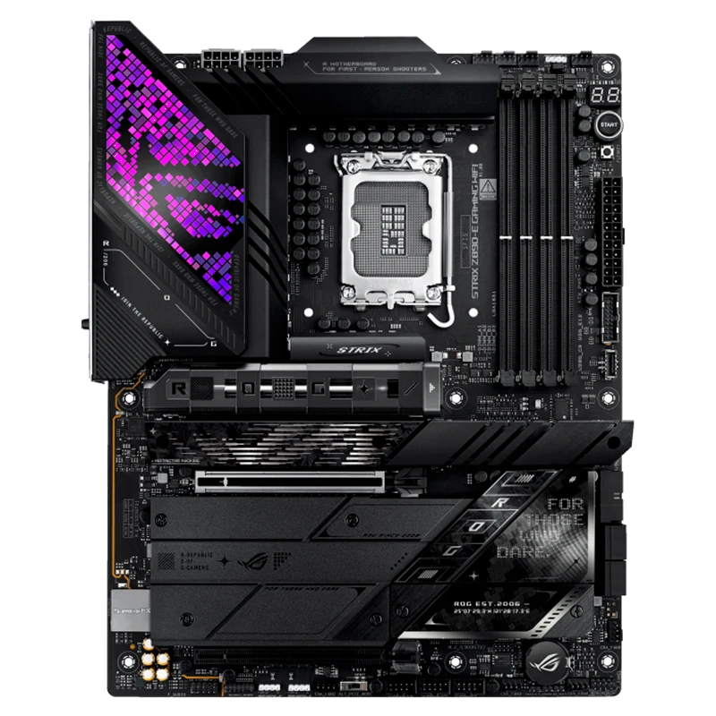 Motherboard Asus Rog Strix Z890-e Gaming Wifi, Chipset Intel Z890, Lga 1851, Hdmi, Dp, Atx