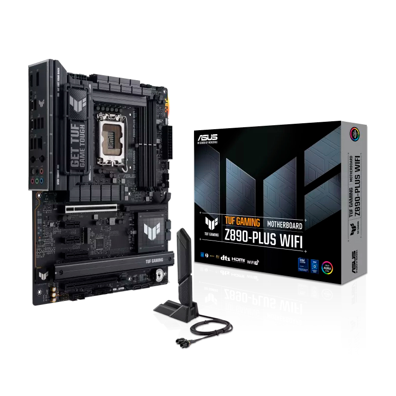Motherboard Asus Tuf Gaming Z890-plus Wifi, Chipset Intel Z890, Lga 1851, Hdmi, Dp, Atx