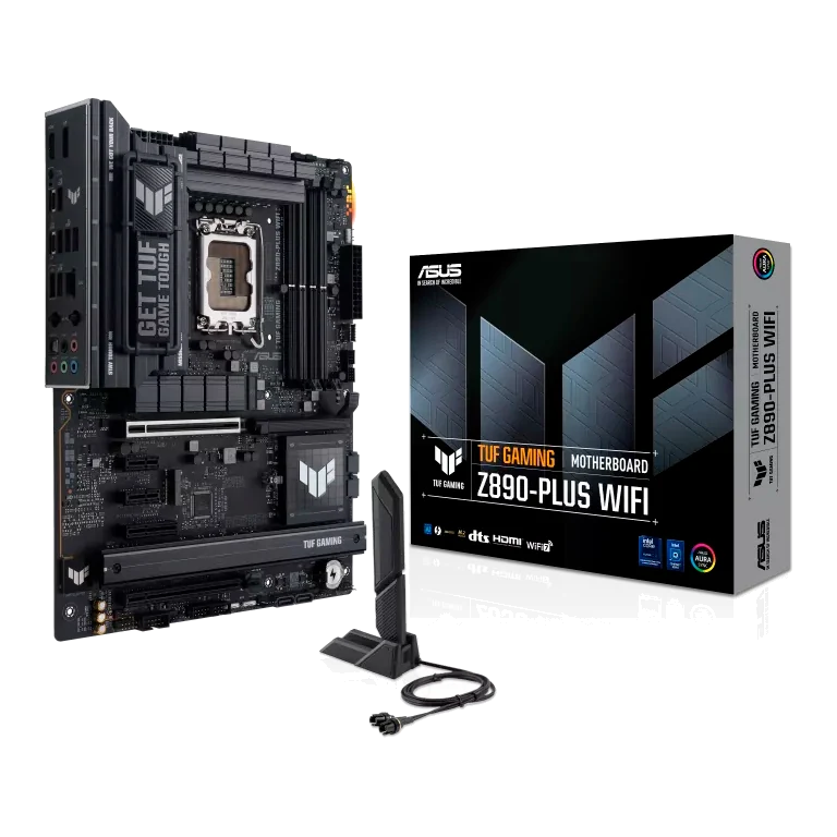 Motherboard Asus Tuf Gaming Z890-plus Wifi, Chipset Intel Z890, Lga 1851, Hdmi, Dp, Atx