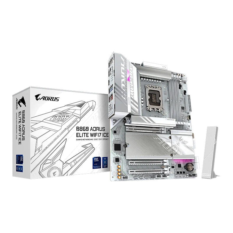 Motherboard Gigabyte B860 Aorus Elite Wifi7 Ice Chipset Intel B860, Lga1851, Hdmi, Dp, Atx