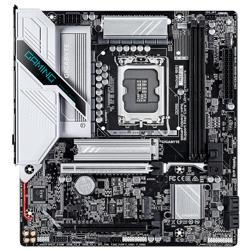 Motherboard Gigabyte B860m Gaming Wifi6, Chipset Intel B860, Lga 1851, Hdmi, Dp, Matx