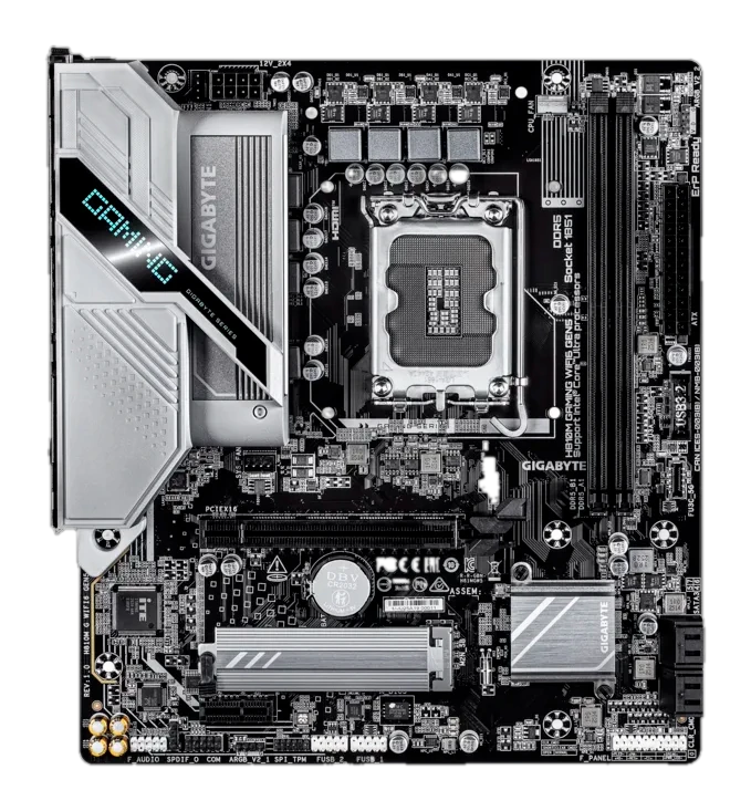 Motherboard Gigabyte H810m Gaming Wifi6 Gen5, Chipset Intel H810, Lga1851, Hdmi, Dp, Matx — vista 2
