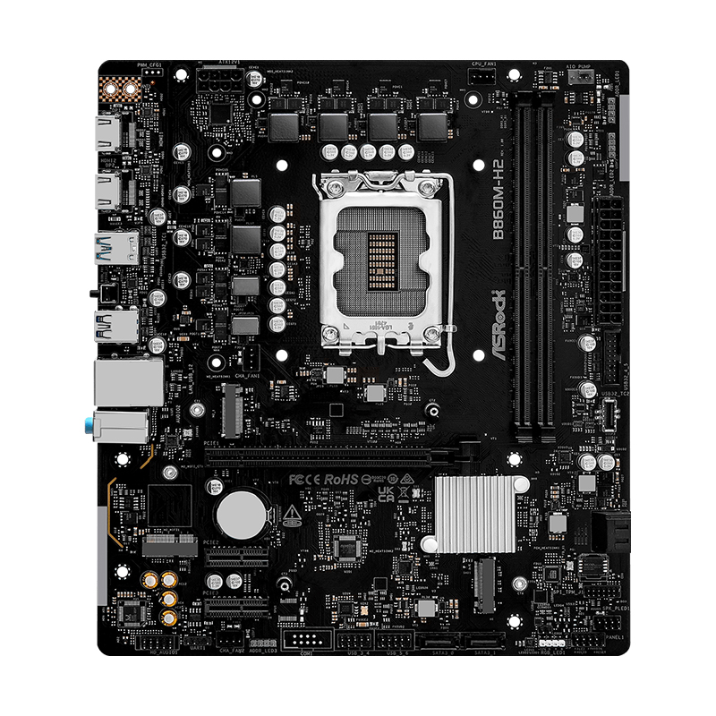 Motherboard Asrock B860m-h2, Chipset Intel B860, Lga 1851, 2xhdmi, Matx