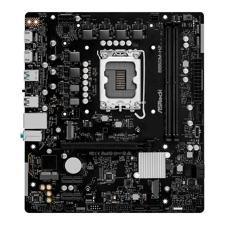 Motherboard Asrock B860m-h2, Chipset Intel B860, Lga 1851, 2xhdmi, Matx