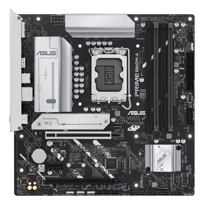 Motherboard Asus Prime B860m-a, Chipset Intel B860, Lga 1851, Hdmi, Dp, Matx