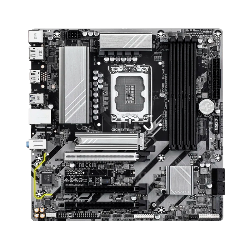Motherboard Gigabyte B860m Ds3h, Chipset Intel B860, Lga 1851, 1 X Hdmi, 2 X Dp, Matx — vista 2