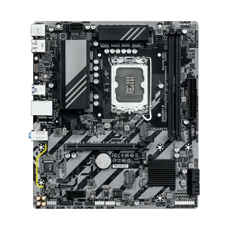 Motherboard Gigabyte B860m E, Chipset Intel B860, Lga 1851, Hdmi, Dp, Matx