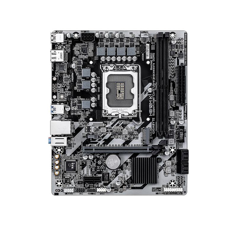 Motherboard Gigabyte H810m K, Chipset Intel H810, Lga 1851, Micro-atx