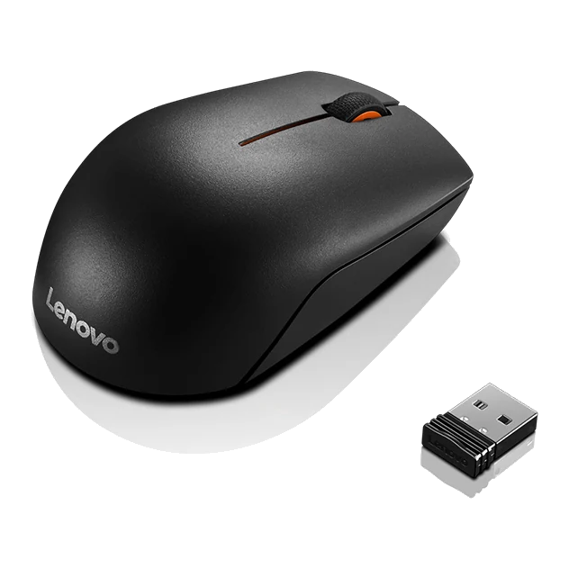 Mouse Lenovo 300 Compacto, Inalámbrico (2.4ghz A Través De Nano Receptor Usb-a), Negro