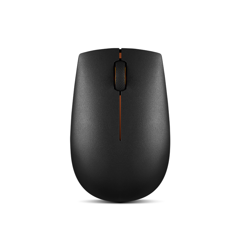 Mouse Lenovo 300 Compacto, Inalámbrico (2.4ghz A Través De Nano Receptor Usb-a), Negro — vista 2