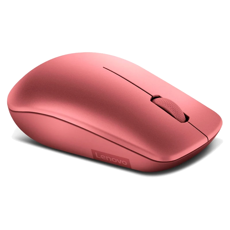 Mouse Lenovo 530 Inalambrico/diseño Ambidextro/sensor Optico/1200 Dpi/color Rojo Cereza.