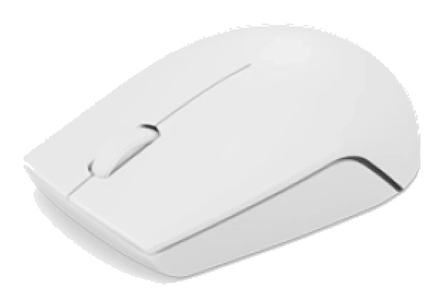 Mouse Inalambrico Compacto Lenovo 300, Color Gris Nube.