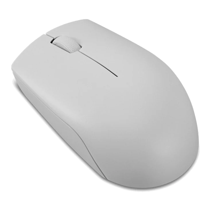 Mouse Inalambrico Compacto Lenovo 300, Color Gris Artico.