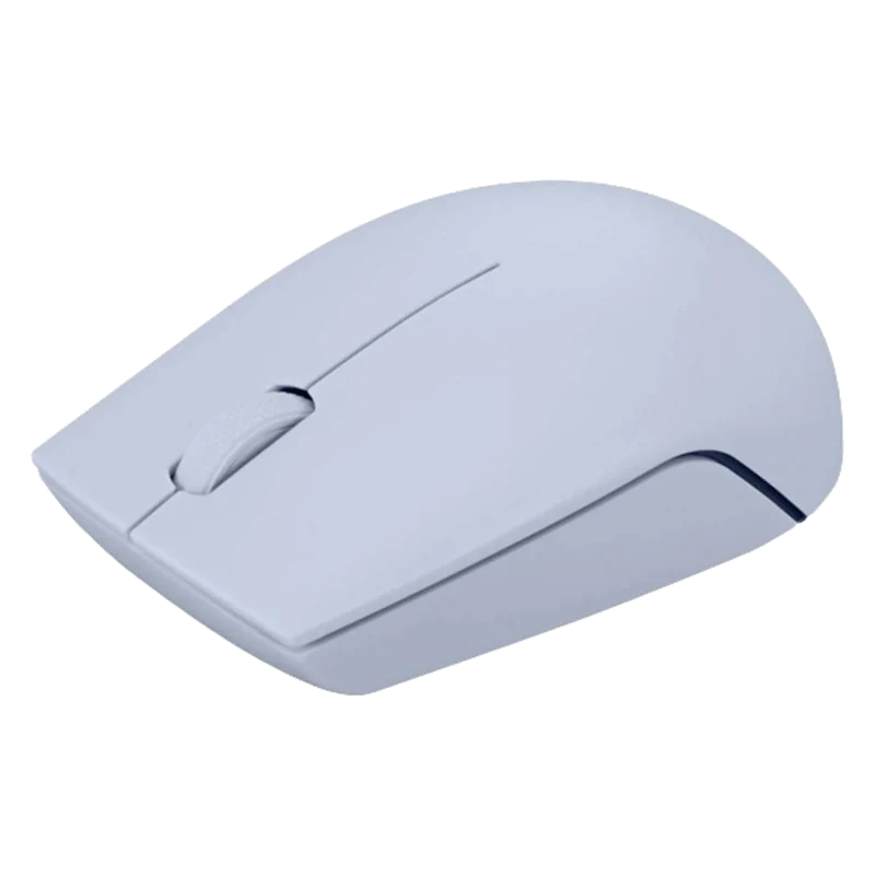Mouse Inalambrico Compacto Lenovo 300, Color Azul Escarcha.