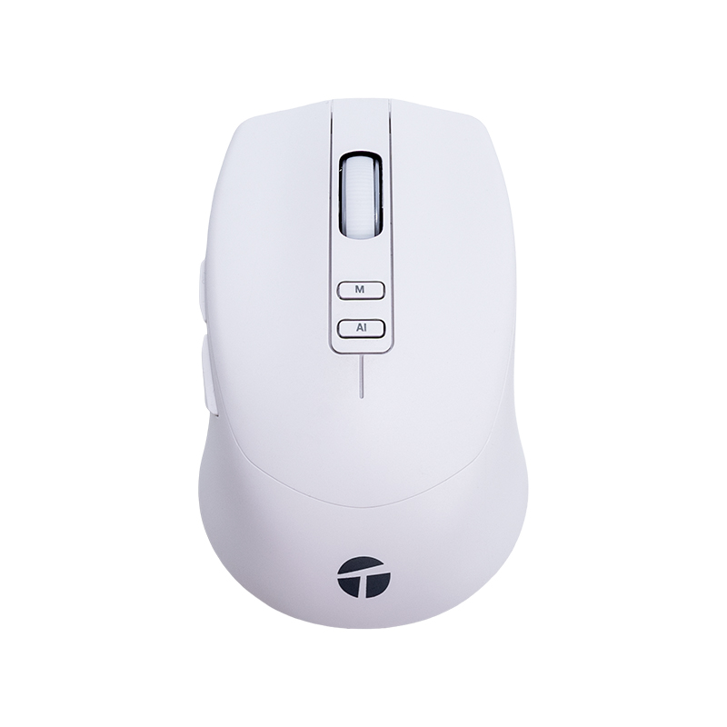 Mouse Inalámbrico Teros Te-1250ai , 2.4ghz, 8 Botones, Ia, Dpi 3200, Usb, Bt