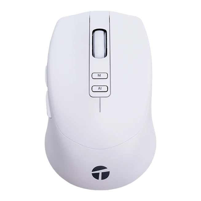 Mouse Inalámbrico Teros Te-1250ai , 2.4ghz, 8 Botones, Ia, Dpi 3200, Usb, Bt