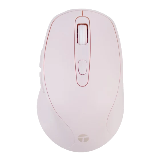 Mouse Inalámbrico Teros Te-1234s, 2.4ghz, 6 Botones, Usb, Rosado