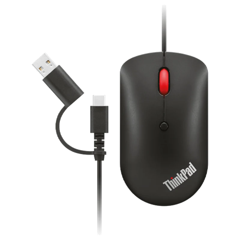 Mouse Compacto Lenovo Thinkpad, Interfaz Usb-c