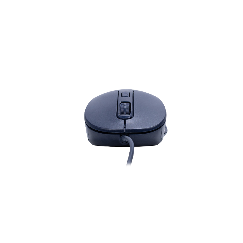 Mouse óptico TEROS TE-1243S, 2000 DPI, USB, 4 botones, azul