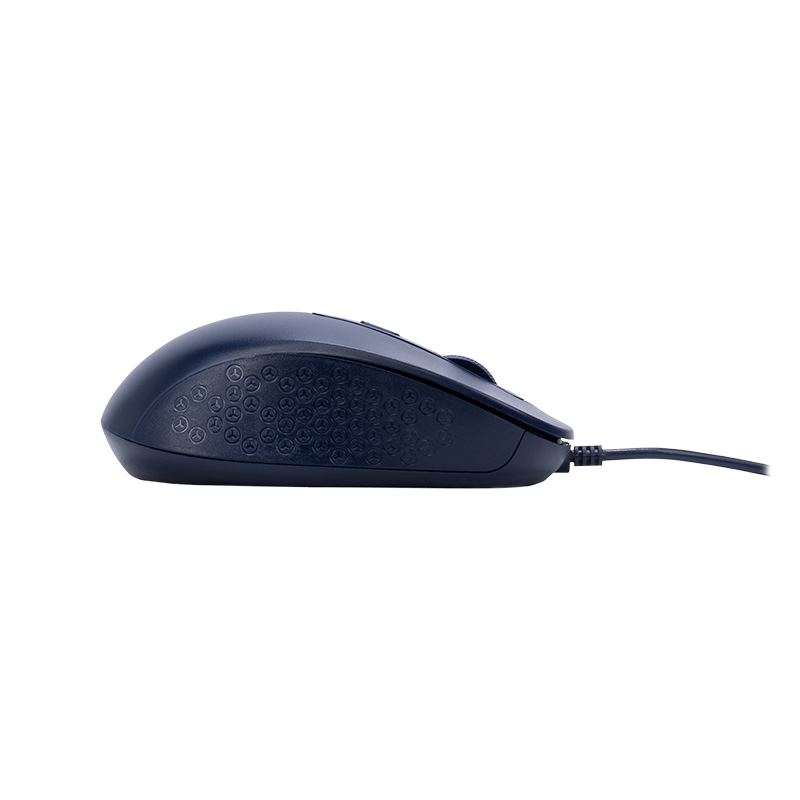 Mouse óptico TEROS TE-1243S, 2000 DPI, USB, 4 botones, azul