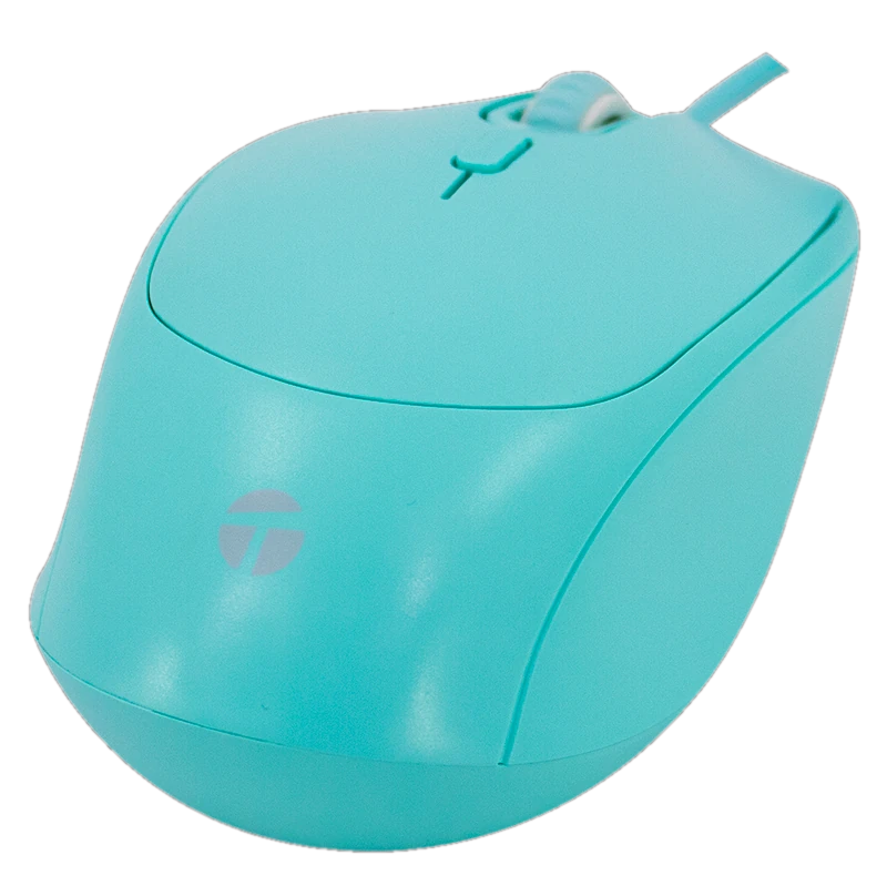 Mouse óptico Teros Te-1227s, 800-1200-1600 Dpi, Usb, 4 Botones, Color Verde — vista 2