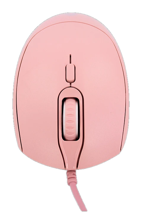 Mouse Óptico Teros Te-1226s, 800-1200-1600 Dpi, Usb, 4 Botones, Color Rosado — vista 2
