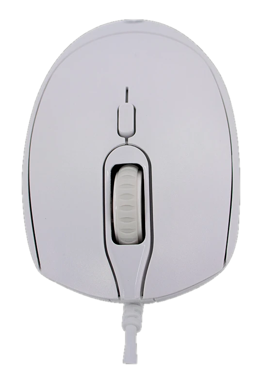 Mouse óptico Teros Te-1225s, 800-1200-1600 Dpi, Usb, 4 Botones, Color Blanco — vista 2