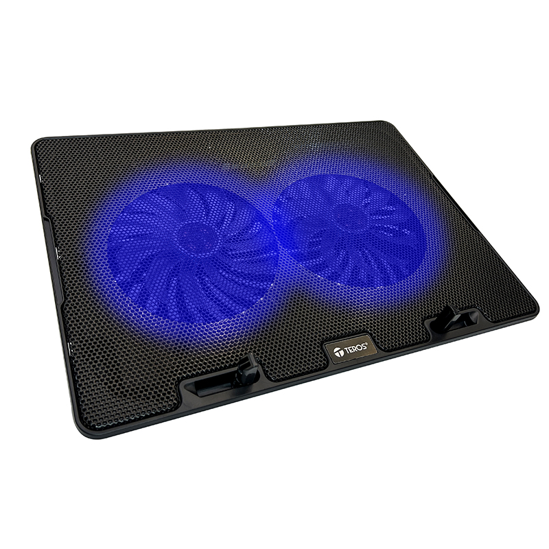 Cooler Teros Te-7020n, Compatible Con Notebooks De Hasta 15.6", 2 Fan De 12cm