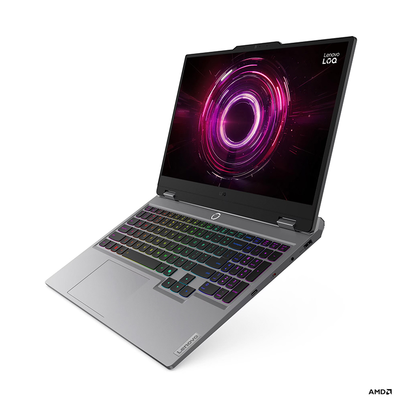 Notebook Gaming Lenovo Loq 15ahp10 15.6" Fhd Ips, Amd Ryzen 7 250 3.3/5.1ghz, 16gb Ddr5 — vista 2