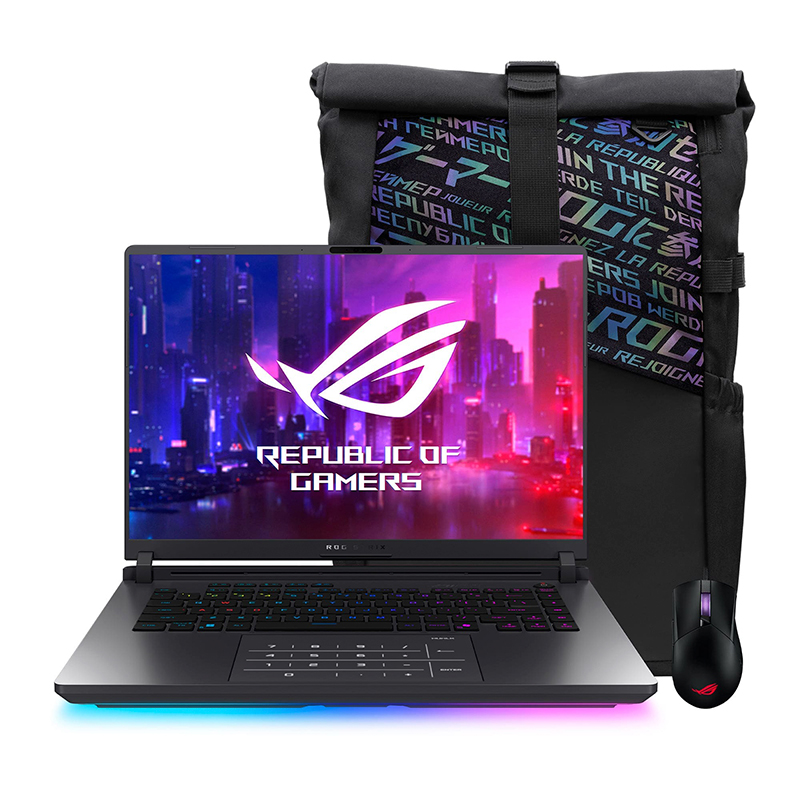 Notebook Asus Rog Strix G16, 16" Wuxga Ips, Core I9-14900hx 2.2 / 5.8ghz, 16gb Ddr5-5600