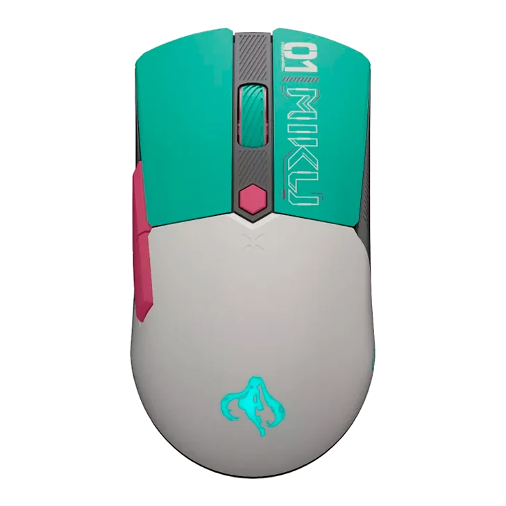 Mouse Asus Tuf Gaming Mini Wireless Hatsune Miku Edition, Inalámbrico Usb, Óptico