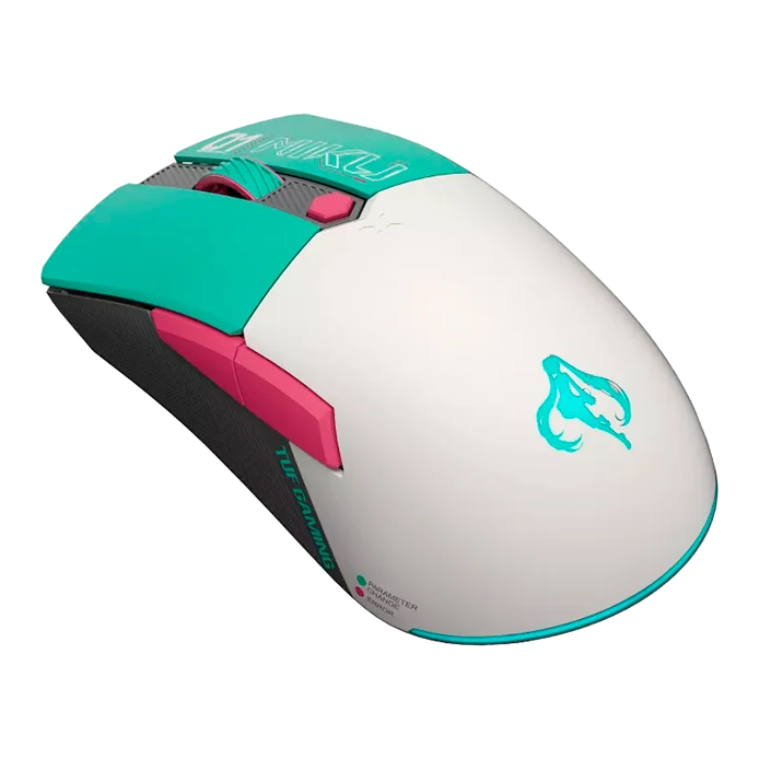Mouse Asus Tuf Gaming Mini Wireless Hatsune Miku Edition, Inalámbrico Usb, Óptico — vista 2