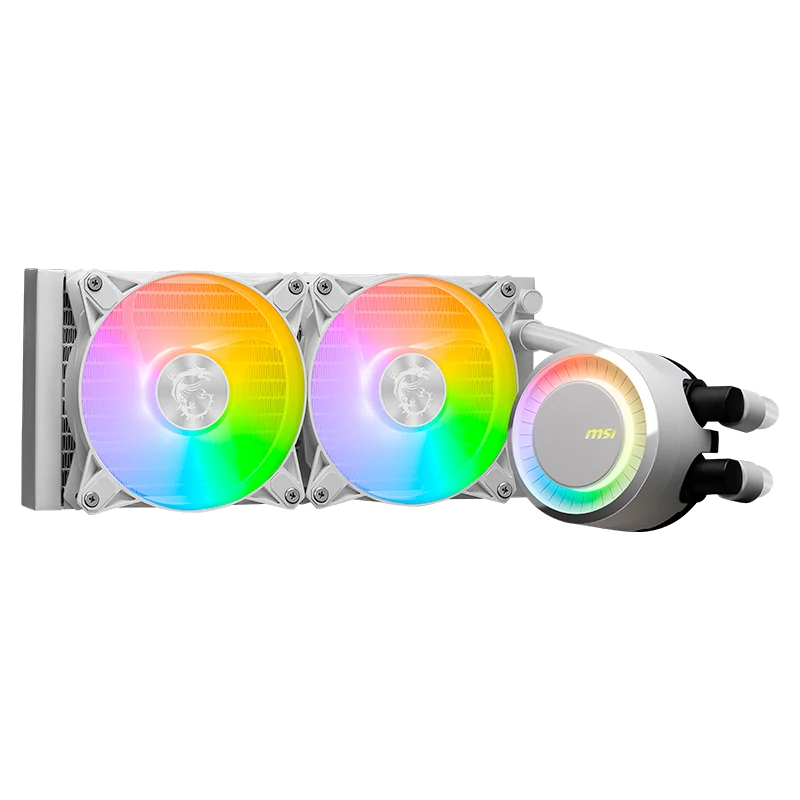 Refrigeracion Líquida Msi Mag Coreliquid E240 / Cantidad De Ventiladores: 2, Color Blanco