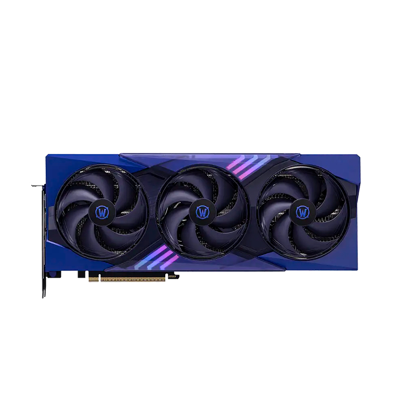 Tarjeta de video MSI GeForce RTX5070 12G WOW MIDNIGHT VOID EDITION OC, 12 GB GDDR7, PCIe 5