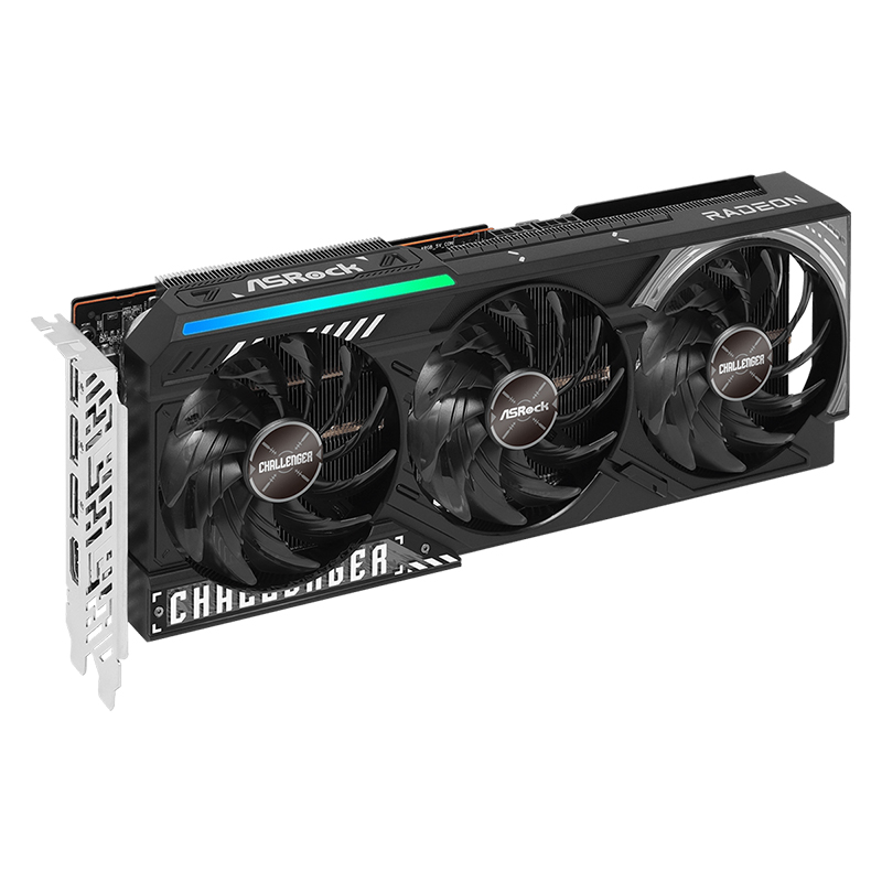 Tarjeta De Video Asrock Amd Radeon Rx 9070 Challenger 16gb, 16gb Gddr6, Pci-e 5.0 X16