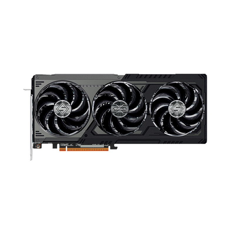 Tarjeta de video AMD Radeon RX 9070 XT Steel Legend Dark 16GB, 16 GB GDDR6, PCI-E 5.0