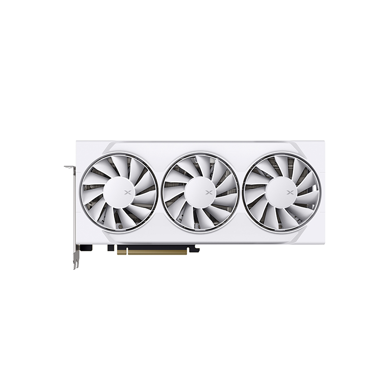 Tarjeta De Video Xfx Swift Amd Radeon Rx 9060 Xt Oc White Triple Fan Gaming Edition 16gb