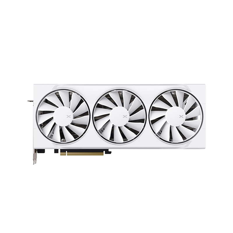 Tarjeta De Video Xfx Swift Amd Radeon Rx 9070xt White Triple Fan Gaming, 16gb Ddr6, Pcie5