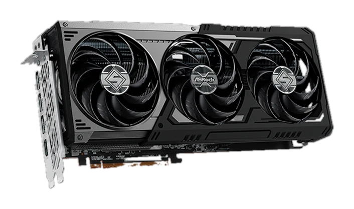 Tarjeta De Video Amd Radeon Rx 9070 Xt Steel Legend Dark 16gb, 16 Gb Gddr6, Pci-e 5.0 — vista 2