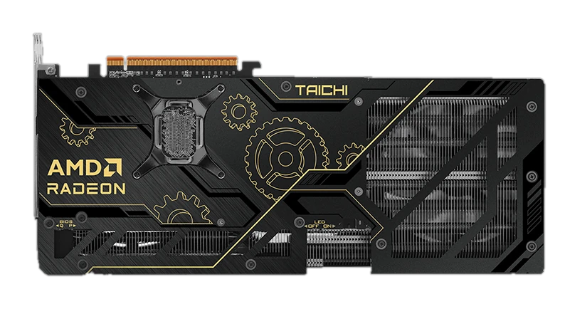 Tarjeta De Video Asrock Amd Radeon Rx 9070 Xt Taichi 16gb Oc, 16gb Gddr6, Pci-e 5.0 X16 — vista 2