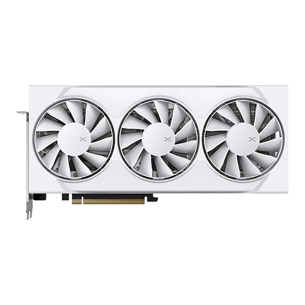 Tarjeta De Video Xfx Swift Amd Radeon Rx 9060 Xt Oc White Triple Fan Gaming Edition 16gb