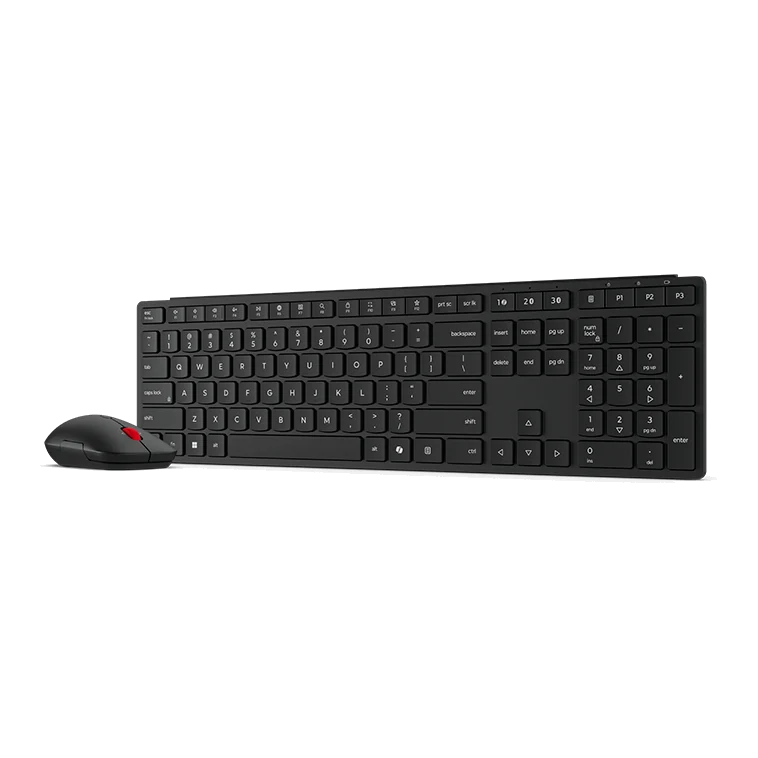 Teclado Y Mouse Inalámbricos Multimodo Lenovo Pro Combo 6000-la Español 171 (sin Batería)